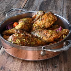 Discount Hestan Copperbond Sauté pan with lid, 3,3 L Gold-colouredSilver-coloured