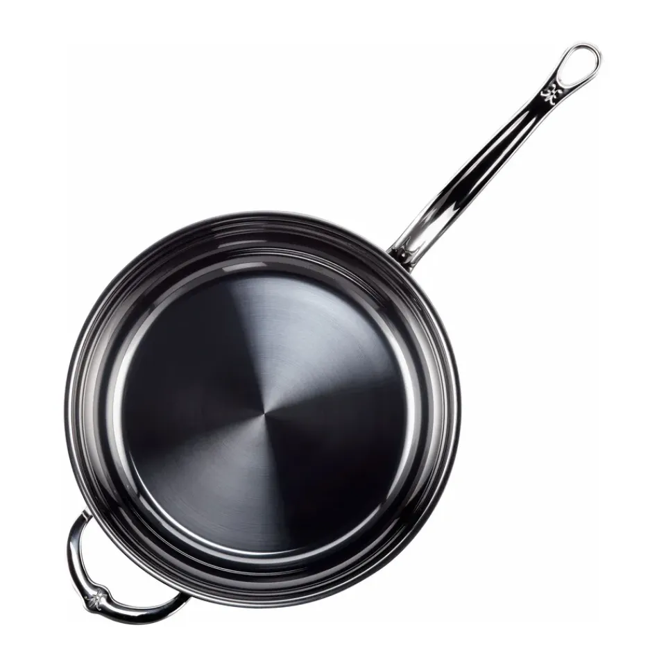 Saucier & Sauté Pans^Hestan Nanobond saute pan with lid 4.7 L, Stainless steel Silver-coloured