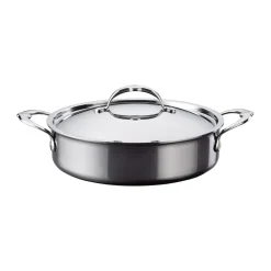 Online Hestan Nanobond sauteuse with lid 26 cm, Stainless steel Silver-coloured