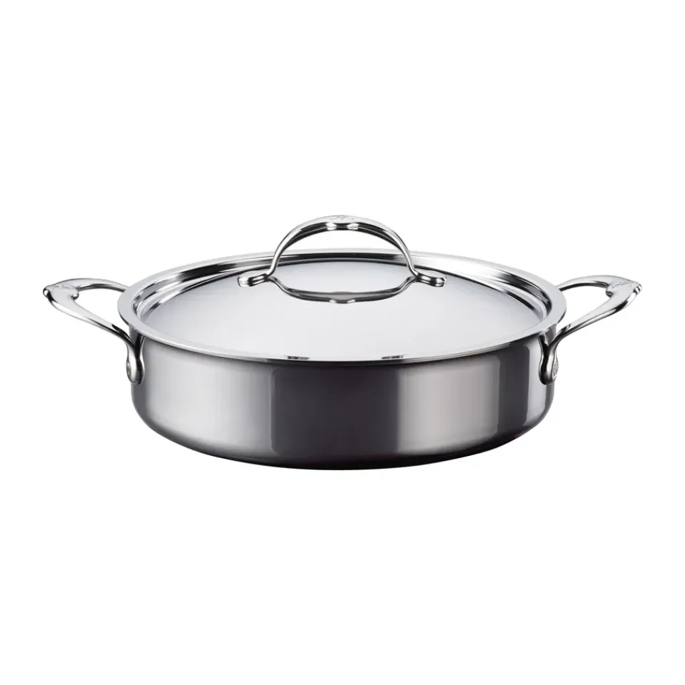 Online Hestan Nanobond sauteuse with lid 26 cm, Stainless steel Silver-coloured