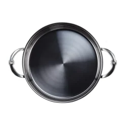 Online Hestan Nanobond sauteuse with lid 26 cm, Stainless steel Silver-coloured