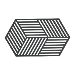 Zone Denmark Hexagon trivet large, Black