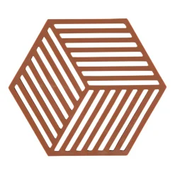 Trivets^Zone Denmark Hexagon trivet, Terracotta Brown