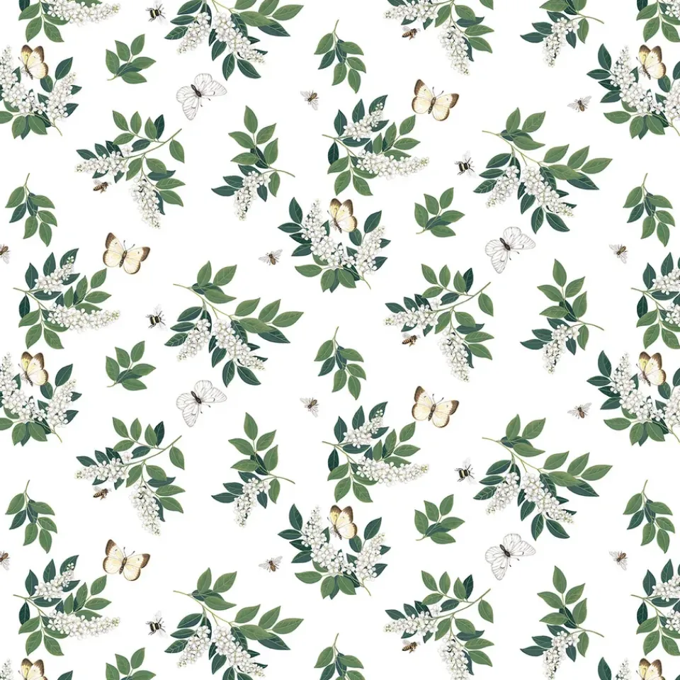 Outlet Arvidssons Textil Häggå fabric, Green