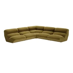 Sofas^&Tradition Hi Lo AV54 modular sofa center module, Mylla 0971 Brown