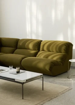 Sofas^&Tradition Hi Lo AV54 modular sofa center module, Mylla 0971 Brown