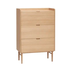Dressers & Drawer Units|Dressers & Drawer Units^Hübsch Hide chest of drawers, Oak Beige