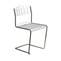 Seating|Balcony Furniture^Grythyttan Stålmöbler High Tech chair, Hot-dip Galvanized Grey