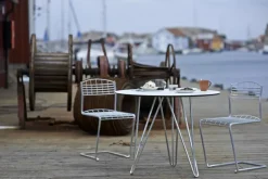 Seating|Balcony Furniture^Grythyttan Stålmöbler High Tech chair, Hot-dip Galvanized Grey