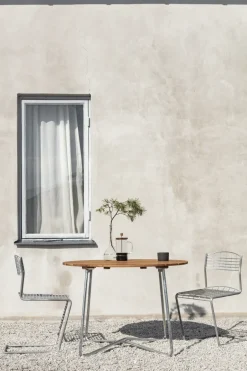 Seating|Balcony Furniture^Grythyttan Stålmöbler High Tech chair, Hot-dip Galvanized Grey