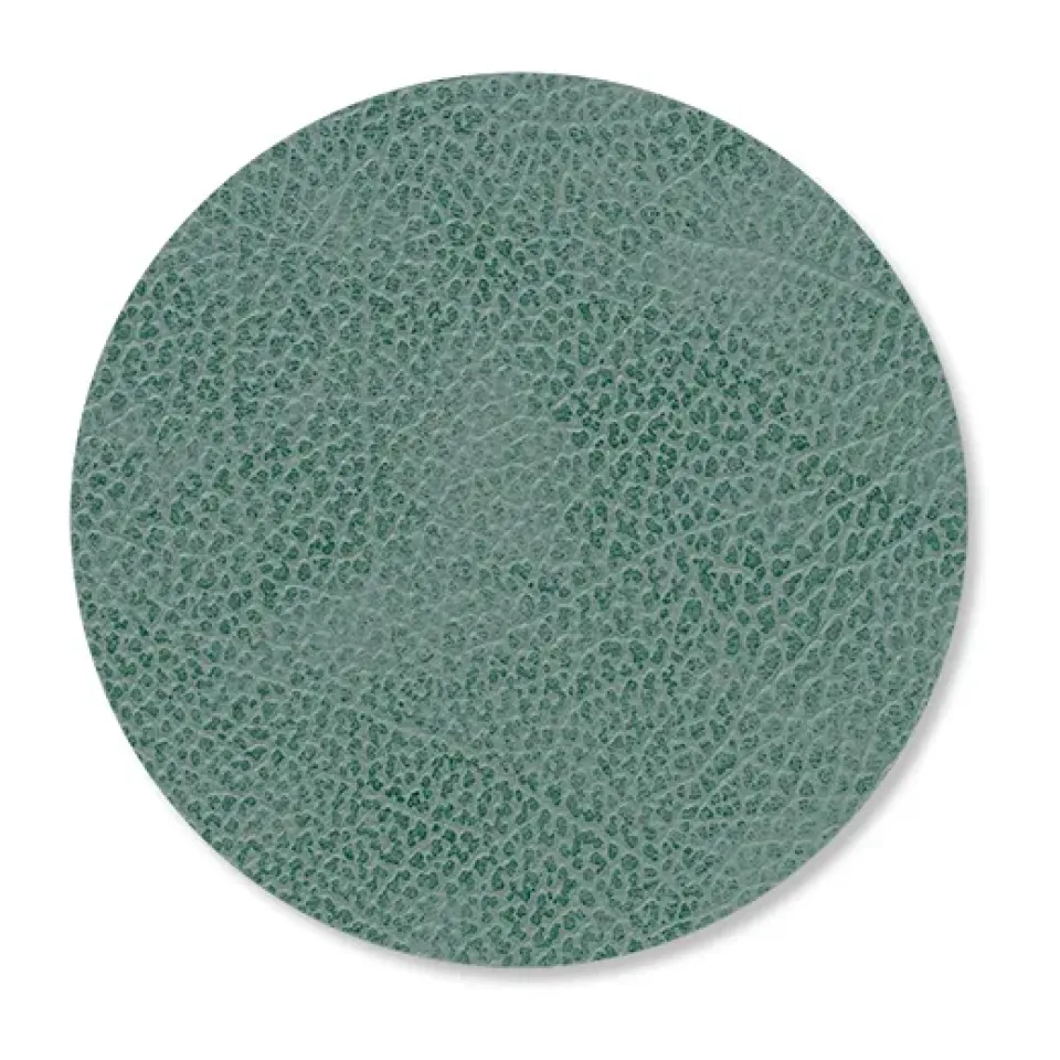 Coasters^LIND DNA Hippo coaster circle, pastel Green