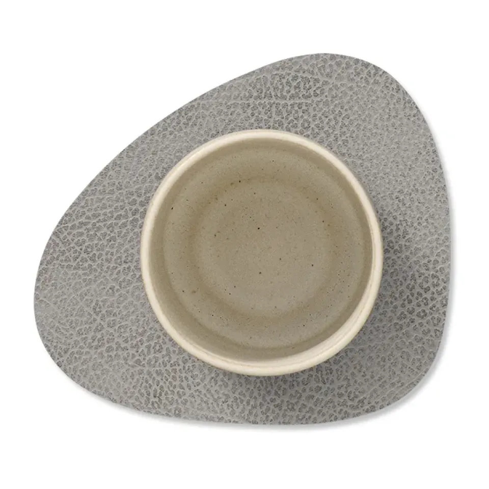 Coasters^LIND DNA Hippo coaster curve, anthracite Grey