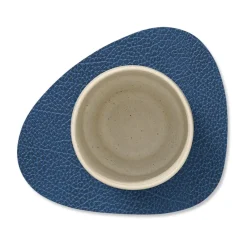 Coasters^LIND DNA Hippo coaster curve, marine Blue