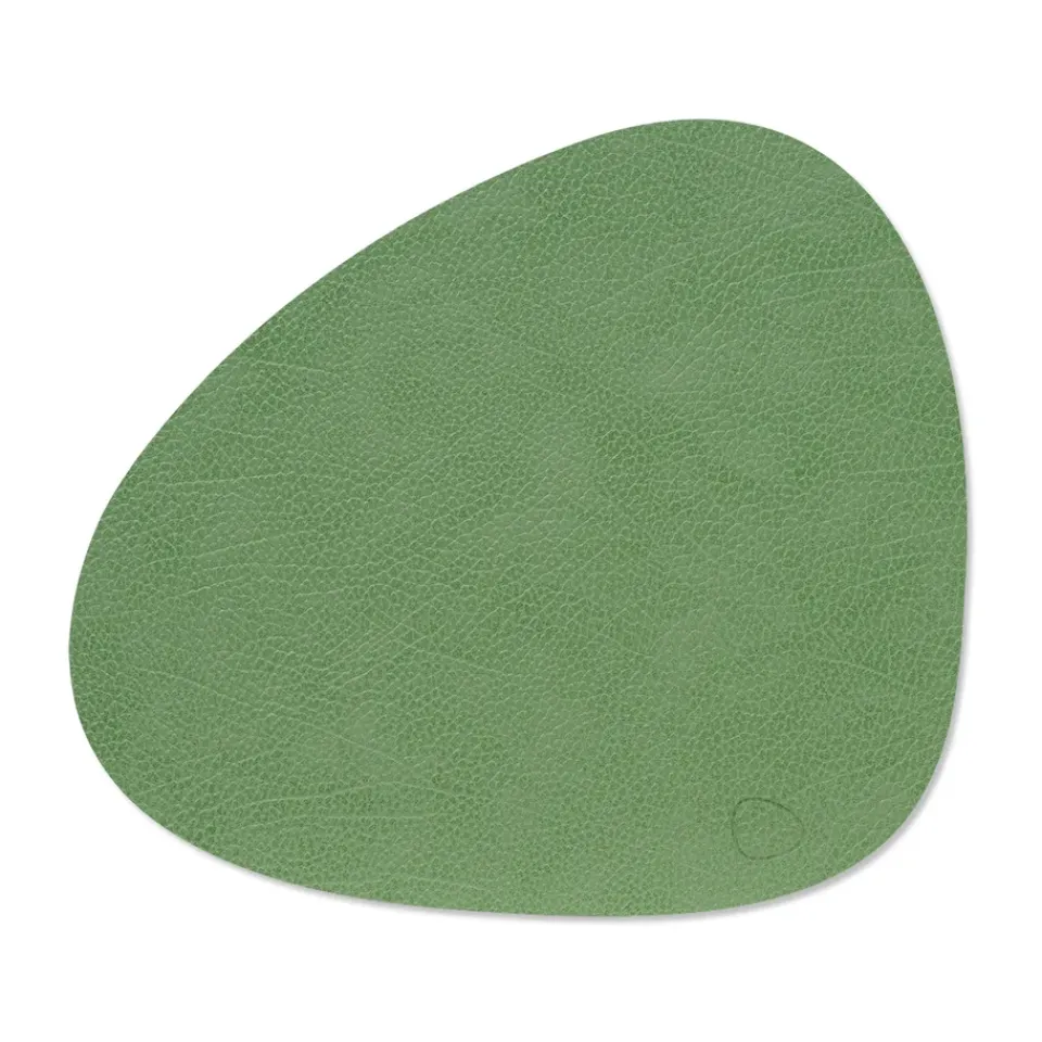 Clearance LIND DNA Hippo placemat curve M, Forest Green