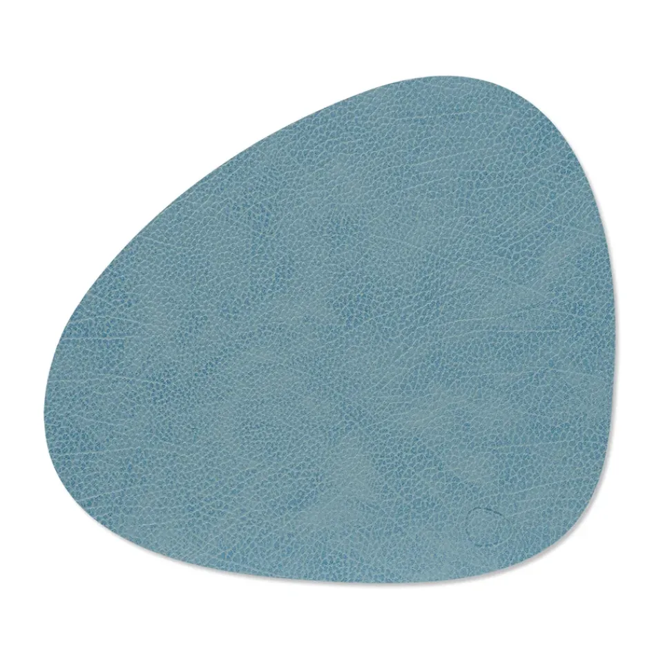 Placemats^LIND DNA Hippo placemat curve M, Light Blue