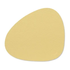 Hot LIND DNA Hippo placemat curve S, gold Gold-coloured