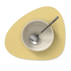 Hot LIND DNA Hippo placemat curve S, gold Gold-coloured