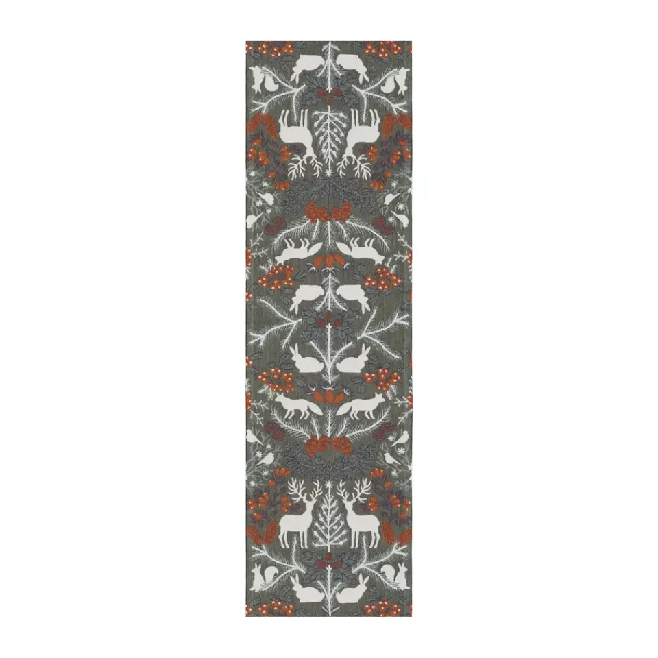 Table Runners^Ekelund Linneväveri Hjortnäs table runner 35x120 cm, Grey
