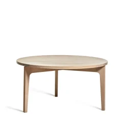 Coffee Tables^Mavis Höllviken coffee table Ø80 cm, oak white pigmented Beige