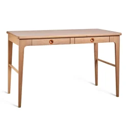Desks^Mavis Höllviken desk, oak white pigmented Beige