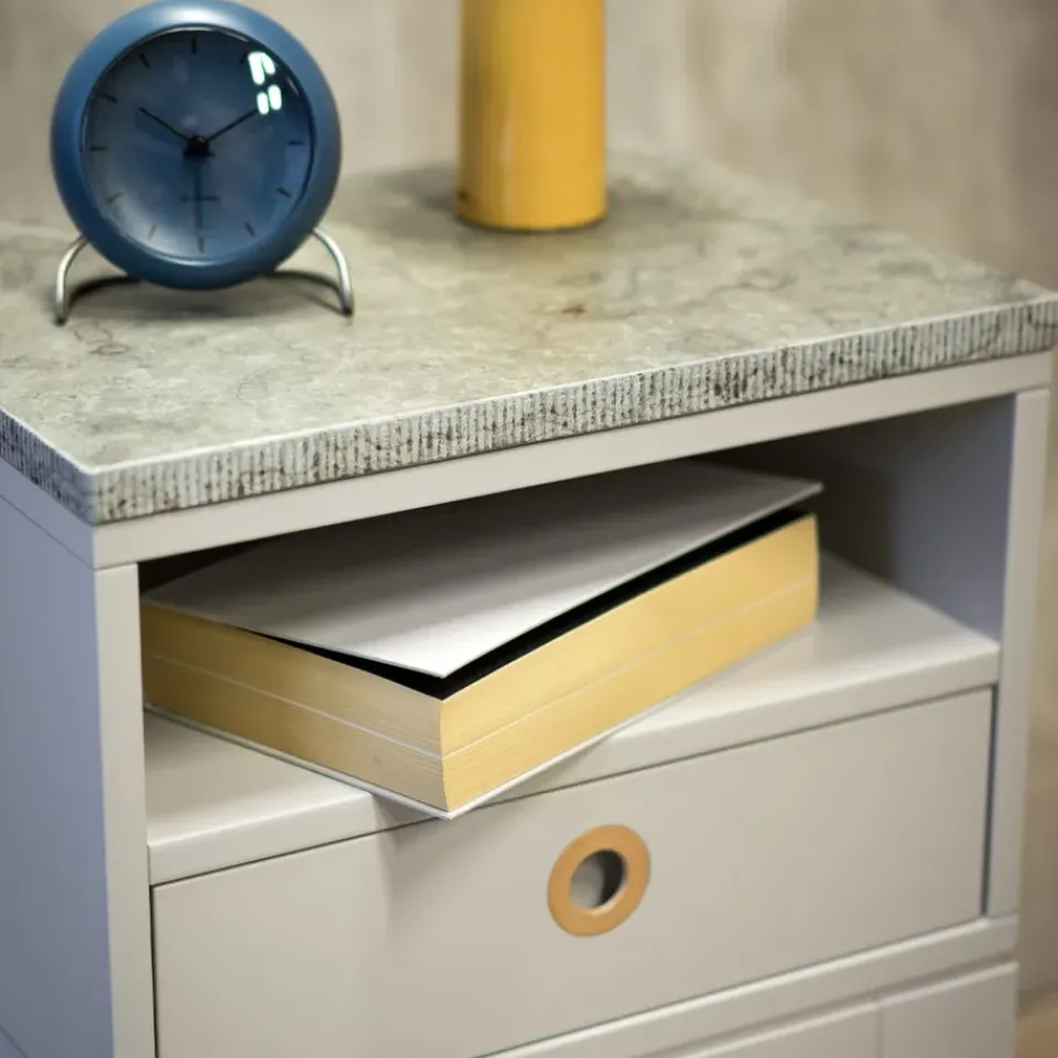 Bedside Tables^Mavis Höllviken high leg bedside table, light gray Grey