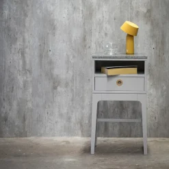 Bedside Tables^Mavis Höllviken high leg bedside table, light gray Grey