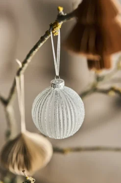 Christmas Decorations^Scandi Living Holiday baubles 6-pack, White