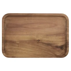 Online Scandi Living Hollow serving tray, 20x30 cm Brown