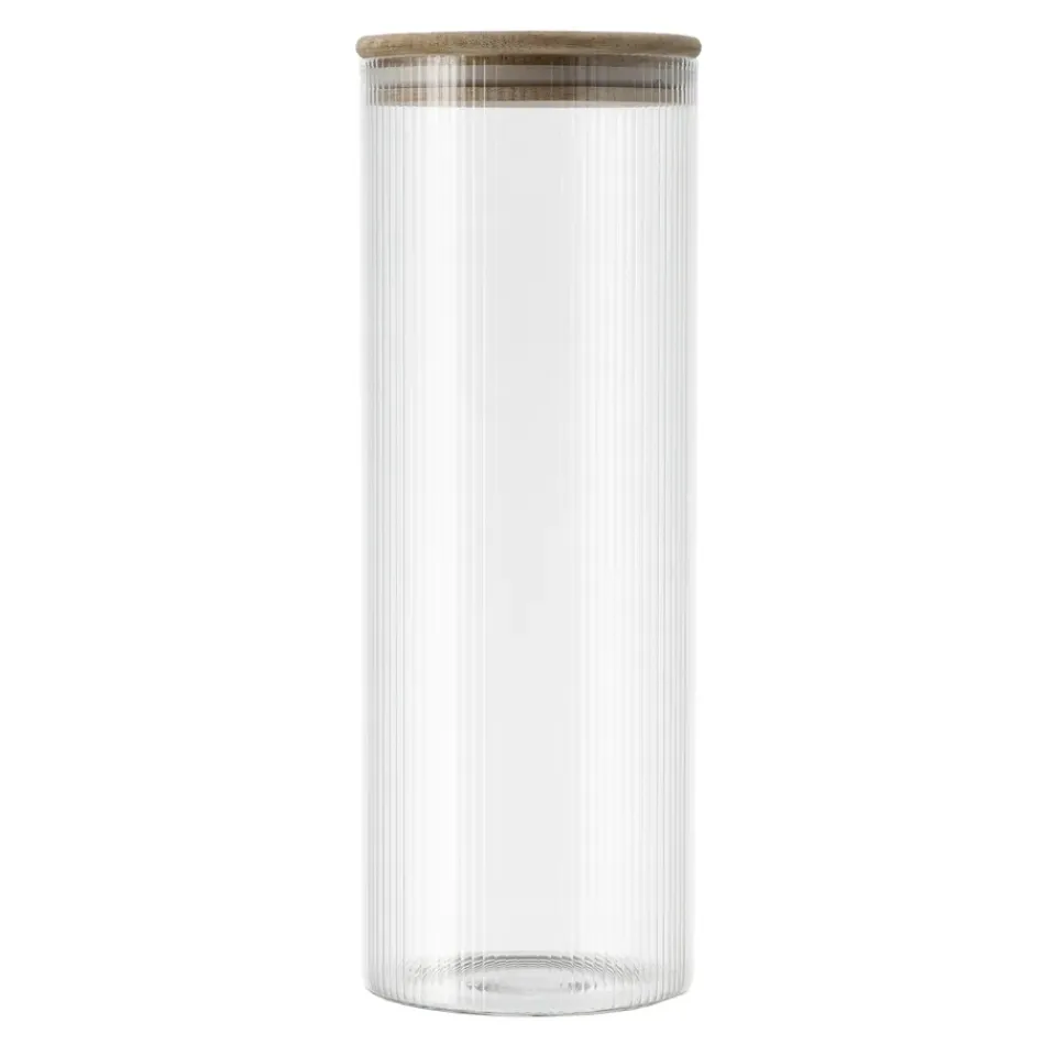 Storage Jars^Scandi Living Hollow storage jar, 2 L Brown