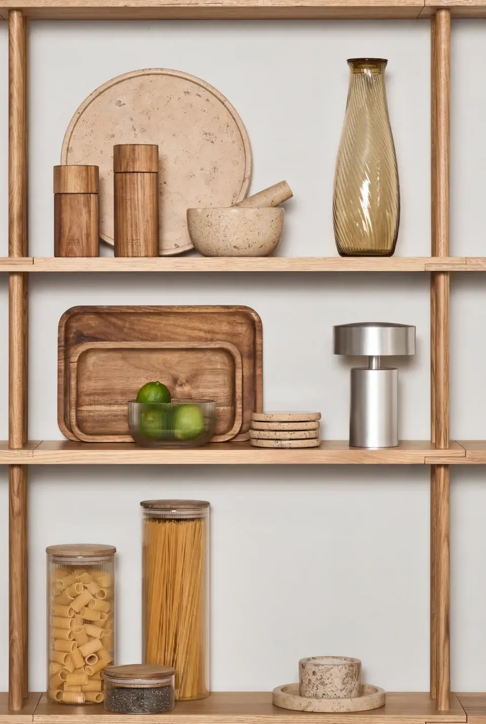 Storage Jars^Scandi Living Hollow storage jar, 2 L Brown