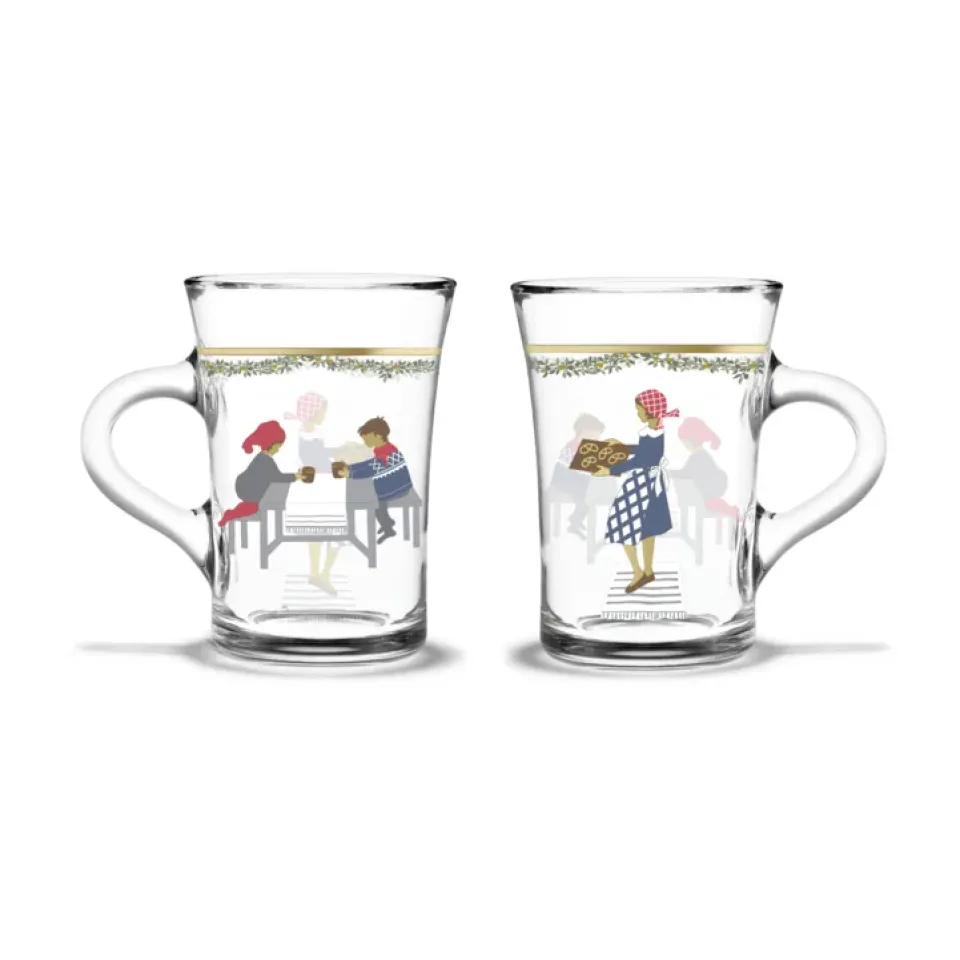 Glögg & Mulled Wine Mugs|Espresso Cups^Holmegaard Christmas hot drink glass 24 cl 2-pack, 2024 Multi