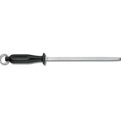 Knife Sharpeners, Stones & Honing Knives^Victorinox Honing Steel medium Fine 25 cm, Black