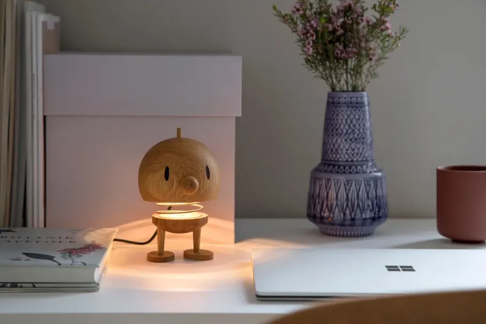 Children's Lamps^Hoptimist Bumble lamp L 15 cm, Oak Brown