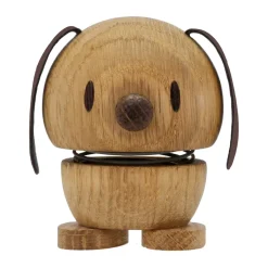 Wooden Figures^Hoptimist Dog S figure, Oak Brown