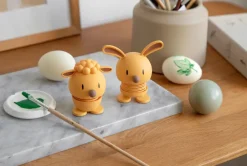 Easter Decorations^Hoptimist Soft Bunny S figure, Mimosa Yellow