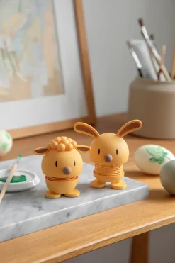 Easter Decorations^Hoptimist Soft Bunny S figure, Mimosa Yellow