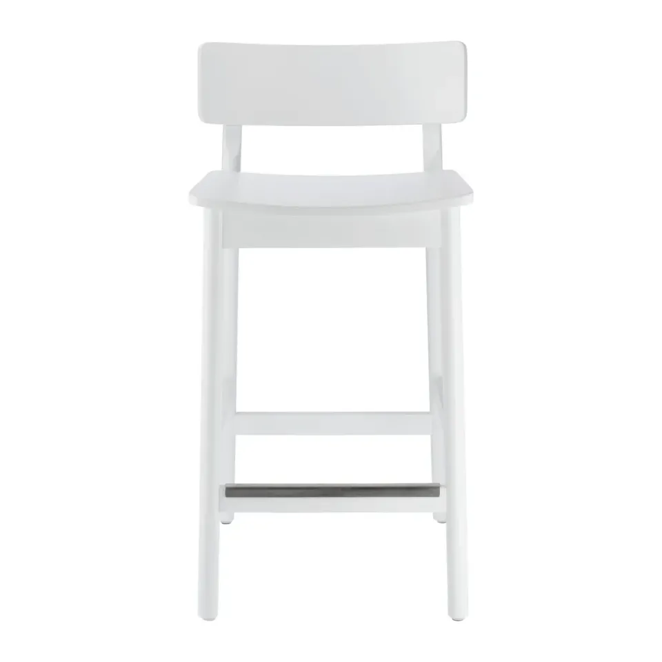 New Scandi Living Horizon bar stool 67 cm, White
