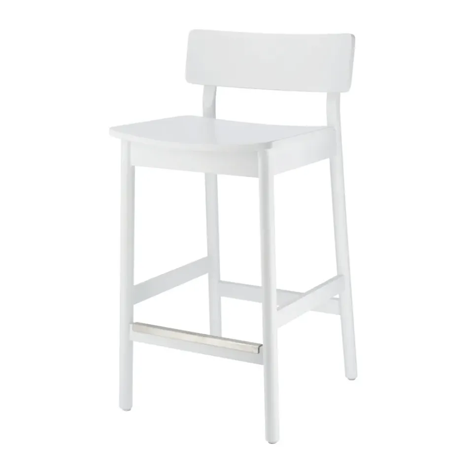 New Scandi Living Horizon bar stool 67 cm, White