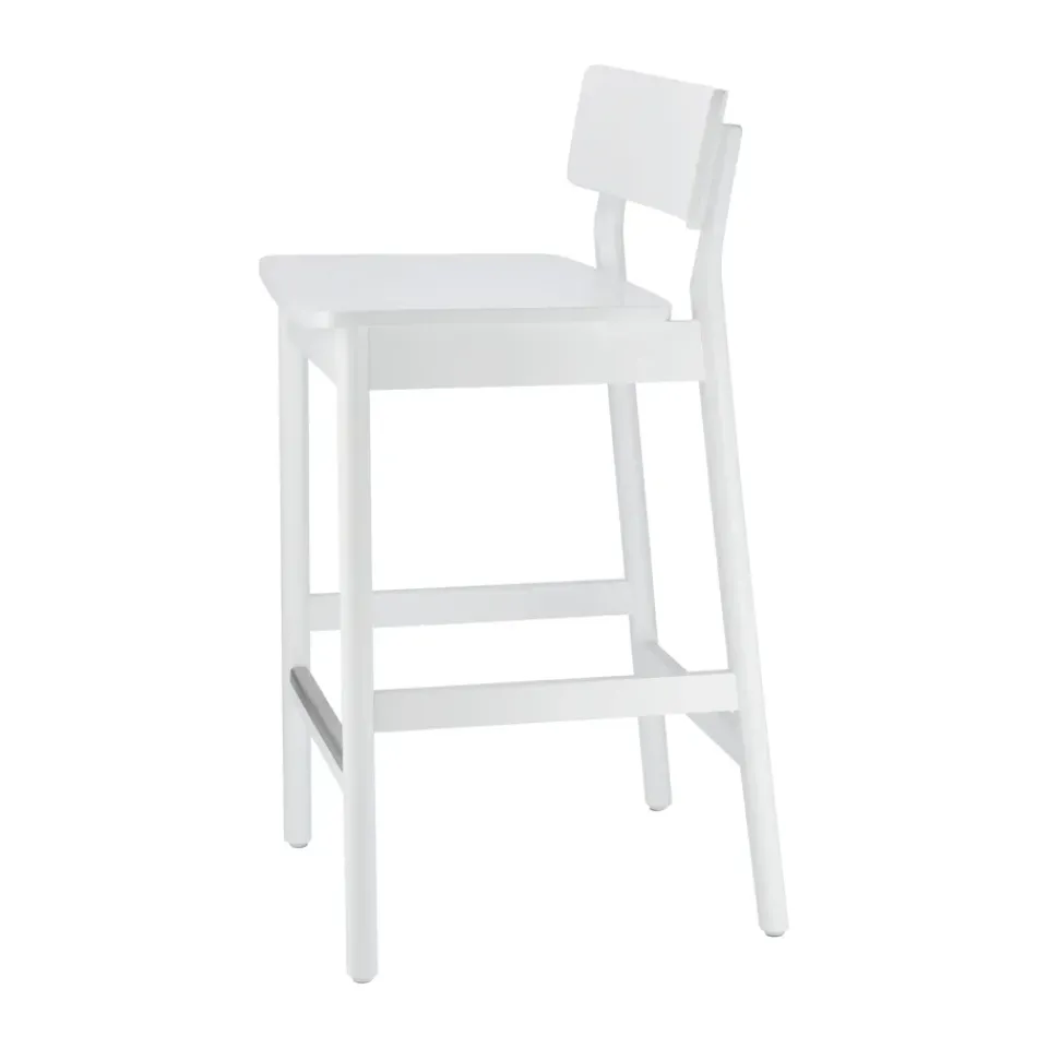 New Scandi Living Horizon bar stool 67 cm, White