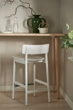 New Scandi Living Horizon bar stool 67 cm, White
