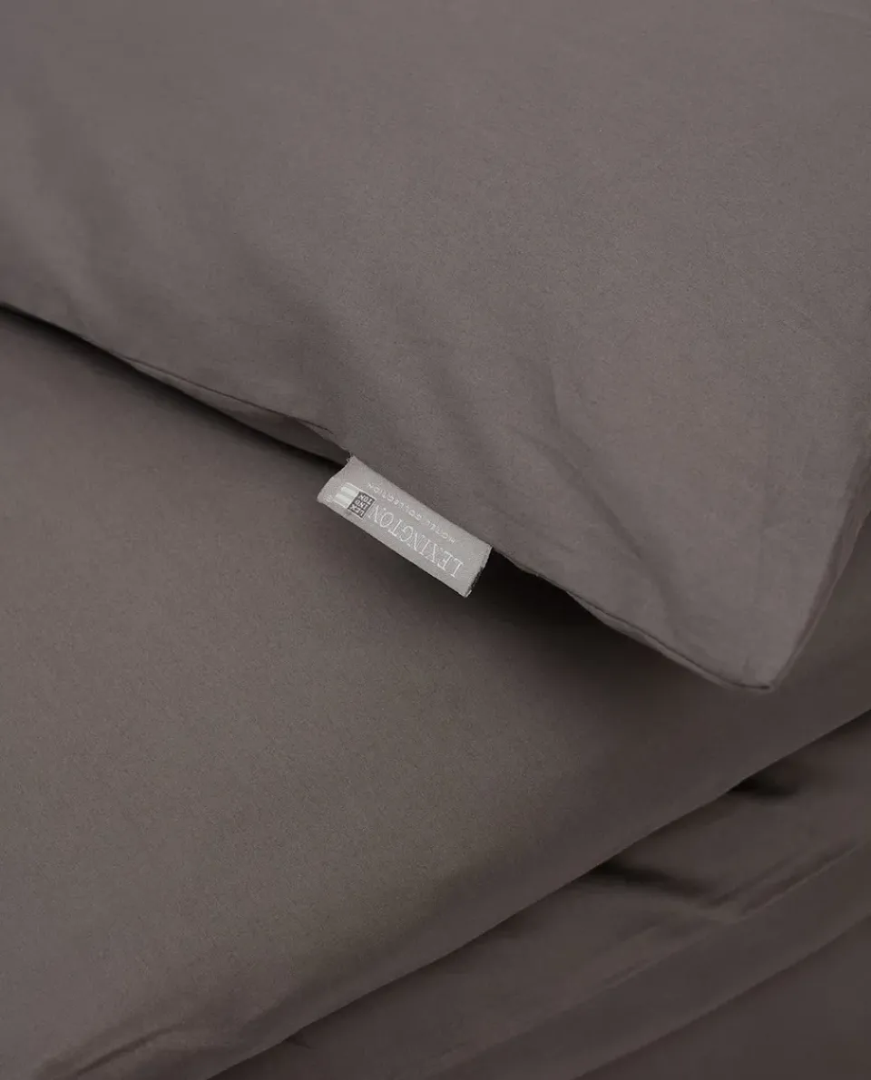 Outlet Lexington Hotel Cotton Sateen duvet cover 150x210 cm, Charcoal Grey