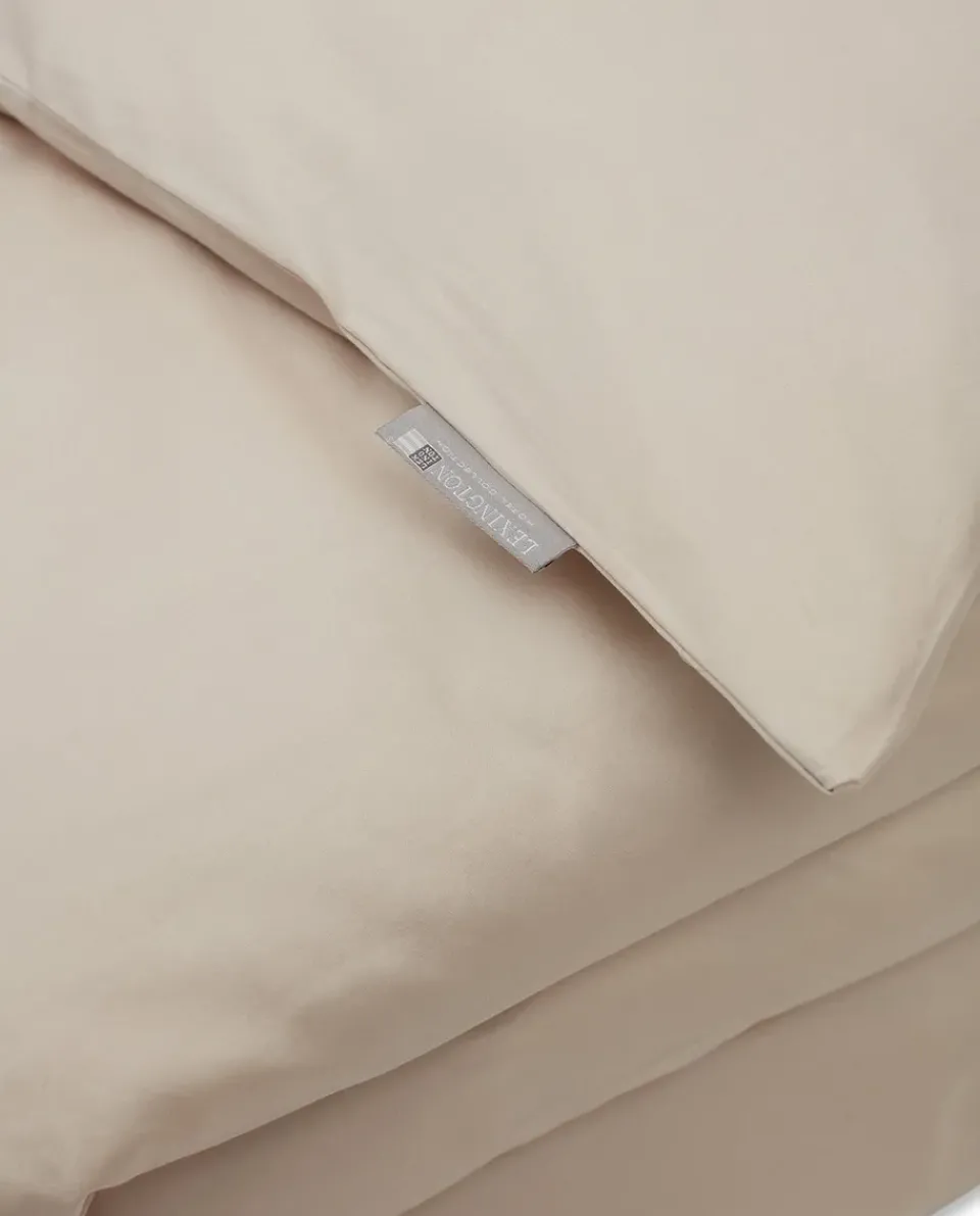 Hot Lexington Hotel Cotton Sateen duvet cover 150x210 cm, Light sand Beige