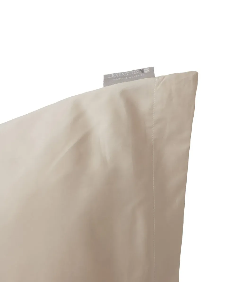 Discount Lexington Hotel Cotton Sateen pillowcase 50x90 cm, Light sand Beige