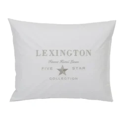 Pillow Cases^Lexington Hotel Embroidery pillowcase 50x60 cm, White-light beige WhiteBeige