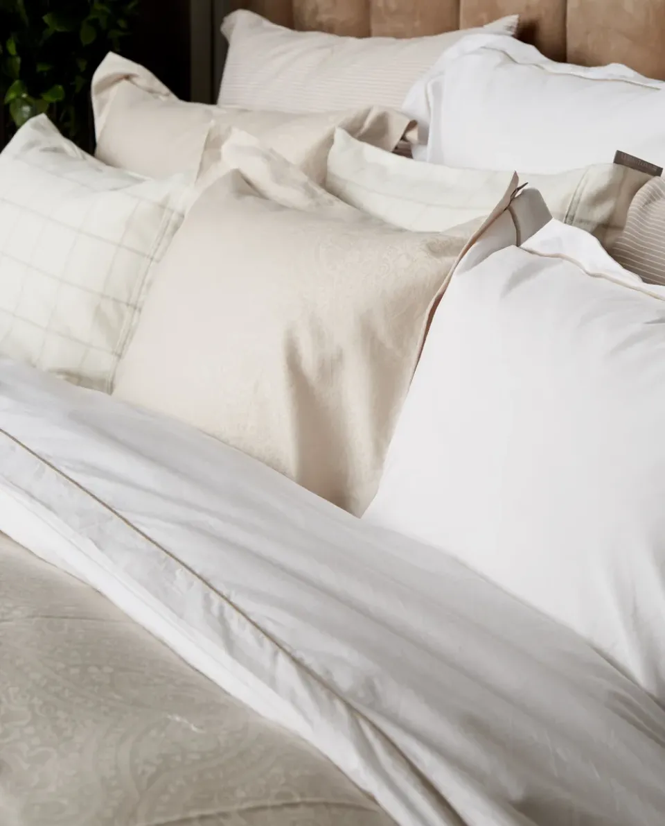 Pillow Cases^Lexington Hotel Light Flannel pillowcase 50x90 cm, White-light beige WhiteBeige