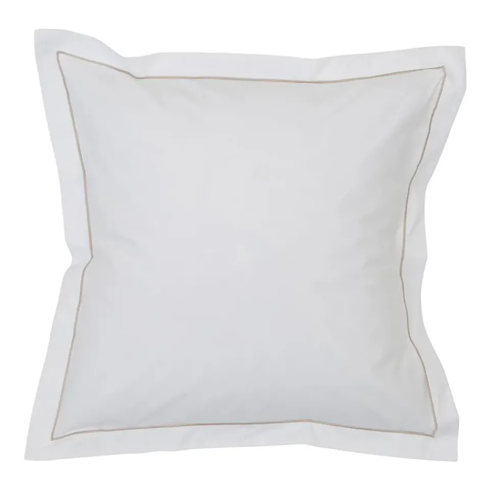 Outlet Lexington Hotel Percale pillowcase 65x65 cm, White-light beige WhiteBeige