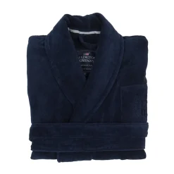 Dressing Gowns & Bathrobes^Lexington Hotel Velour bathrobe S, Dress Blue