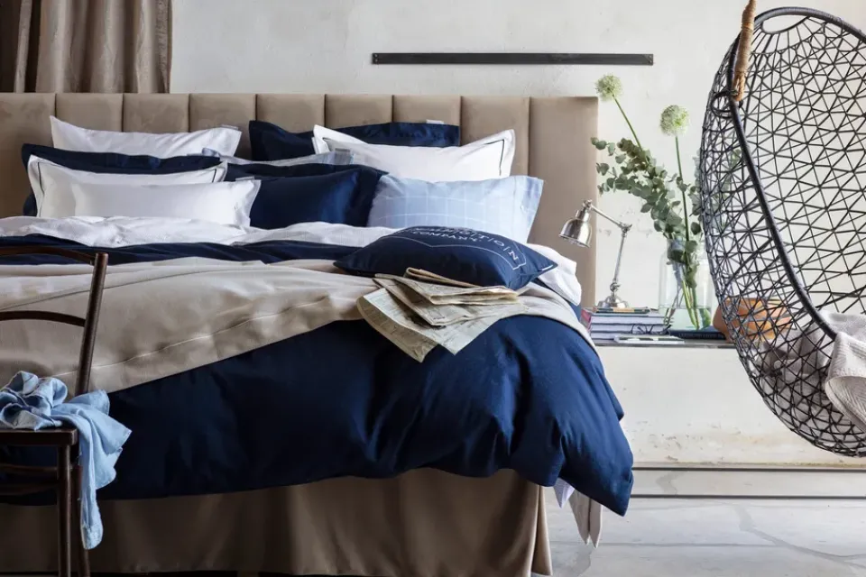Bedspreads & Throws^Lexington Hotel Velvet bedspread 160x240 cm, Beige