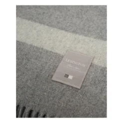 Wool Blankets & Throws^Lexington Hotel Wool wool throw 130x170 cm, grey-white GreyBeige
