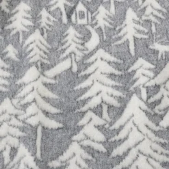 New Klippan Yllefabrik House in the Forest wool blanket, Grey